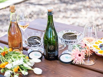 Sparkling Wine & Domestic Caviar Duet
