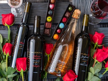 Wine & Chocolate Four Bottle Package